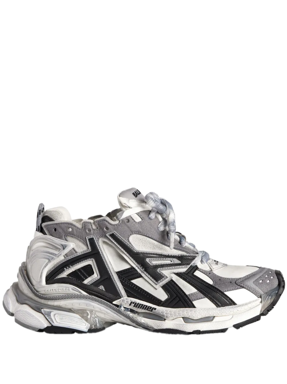 Balenciaga Runner Sneaker Worn-Out Grey White Black